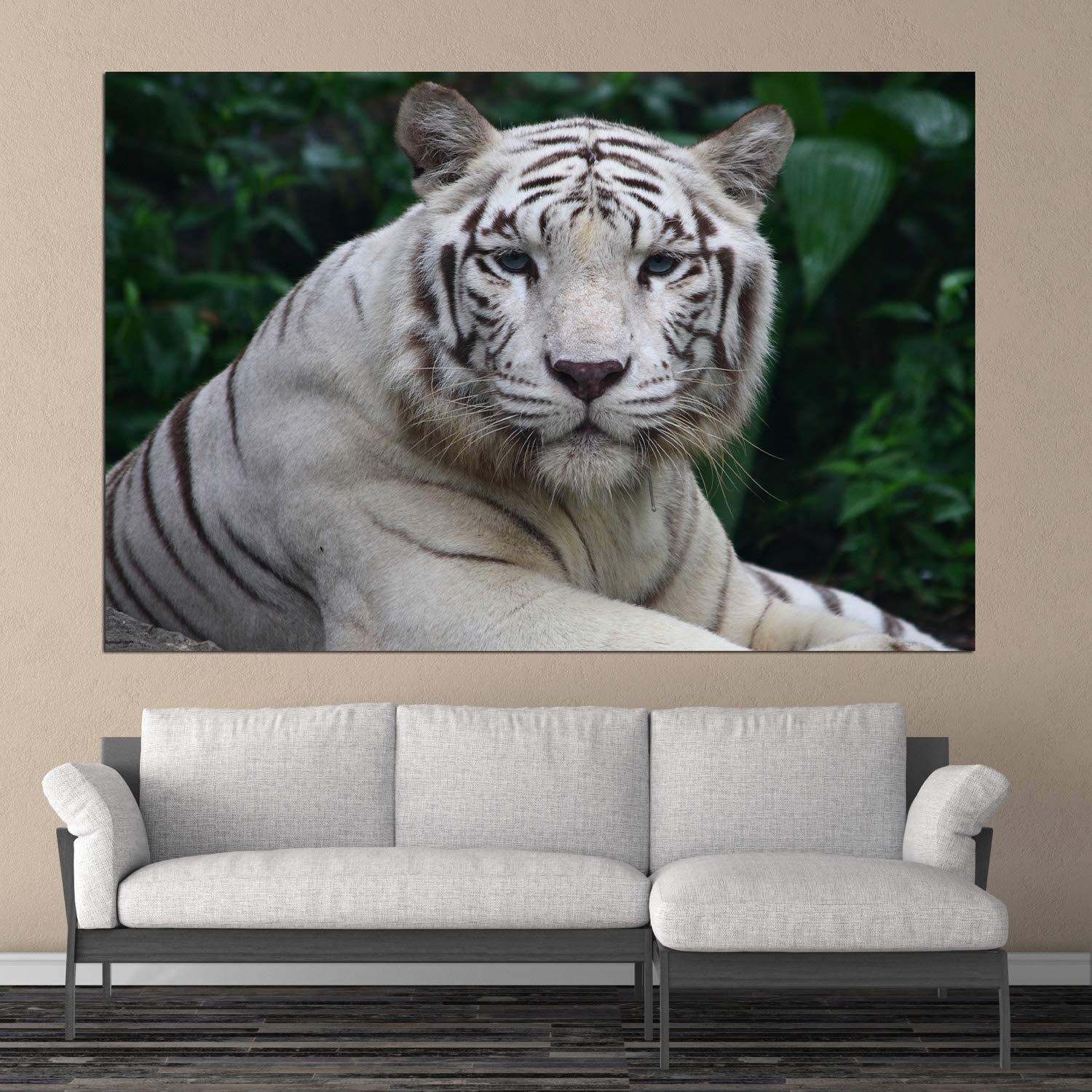 inep-b083y5yz4k-roar-into-decor_-white-tiger-unframed-animals-wall-art-(91x61cm)-hanging-above-a-modern-white-sofa..jpeg